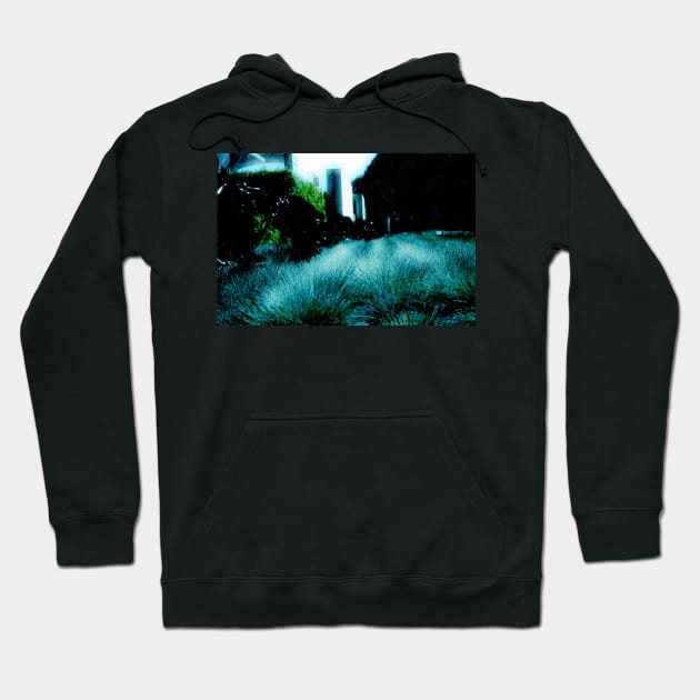 Alien Landscape - Getty Museum Gardens in Los Angeles Hoodie by Christine aka stine1